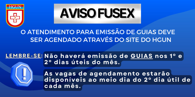 EMISSÃO DE GUIAS FUSEX